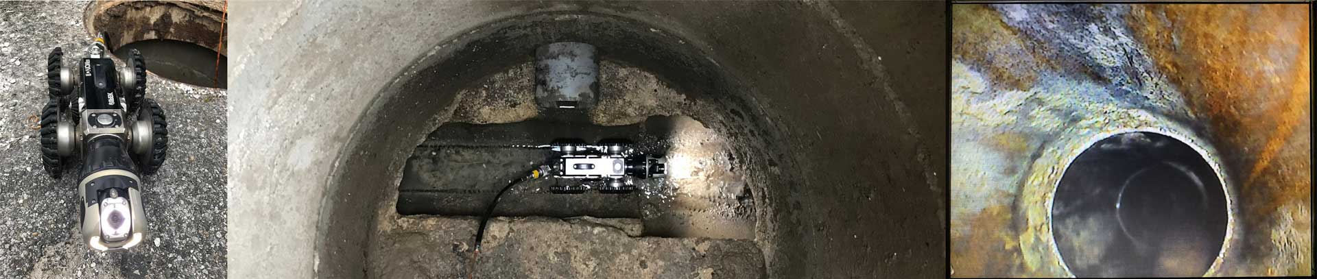 Inspection vidéo de canalisation avec un robot caméra à Pau, Tarbes, Lourdes, Aire, Mont de Marsan, Nogaro, Riscle avec Prébendé Assainissement